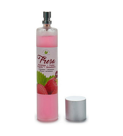 Acorde aardbei luchtverfrisserspray 100 ml, 12-pack, with pink floral design on the spray bottles for home and kitchen use.