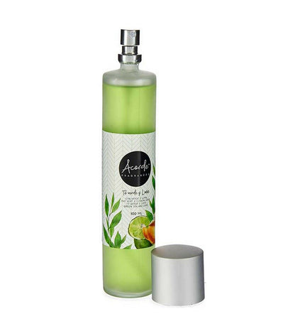 Acorde Groene Thee luchtverfrisserspray 100ml, 12-pack, in a home decor setting, ready to freshen interior spaces.