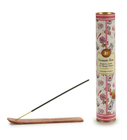 Acorde roze bloemen wierook met steun, 12 stuks, geschikt voor huisdecoratie en koken, met kleurrijke bloemen en steun.
