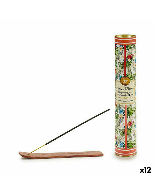 A set of 12 tropical-scented incense sticks from Acorde, suitable for home decor and cooking ambiance.
