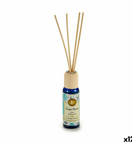 Acorde Ocean Breeze parfum sticks in a 50ml container, displayed in a home decor setting with 12 sticks for fresh scent.