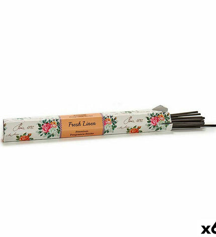 Acorde Wierook Acorde Schone Kleren incense sticks for home and cooking, shown in a group of six, with packaging and burning incense.