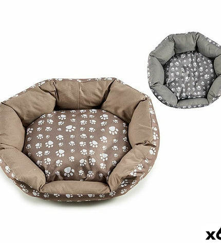 Set of six Mascow dog pet beds, 56 x 45 x 15 cm, soft and cozy for small to medium-sized dogs.