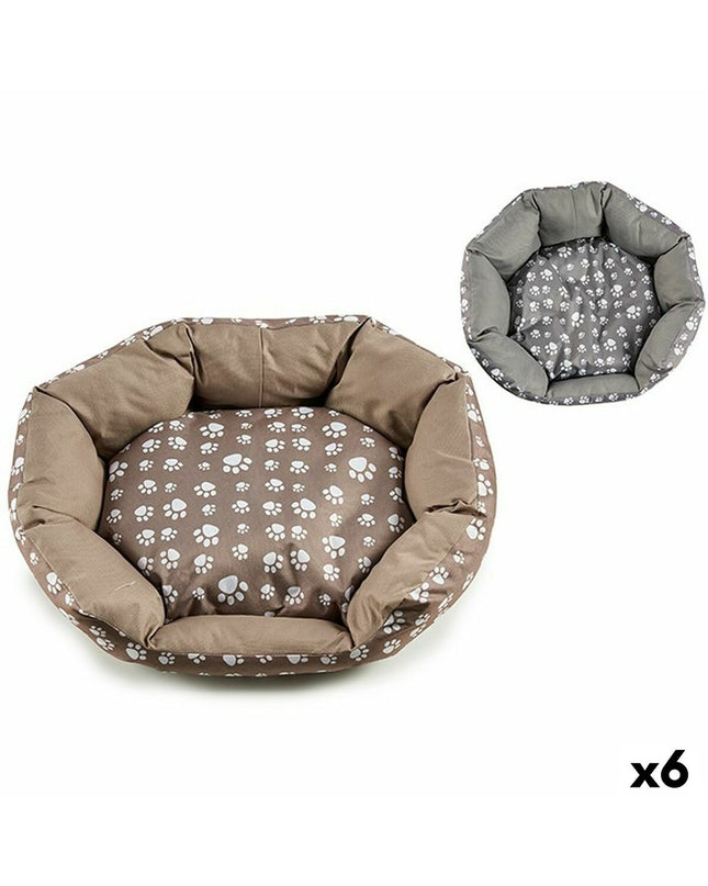 Set of six Mascow dog pet beds, 56 x 45 x 15 cm, soft and cozy for small to medium-sized dogs.