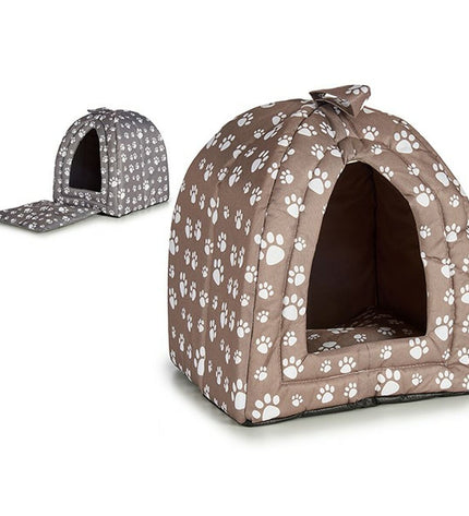 Set of six Mascow pet beds for cats, measuring 33x38x33 cm, soft and comfortable for feline relaxation.
