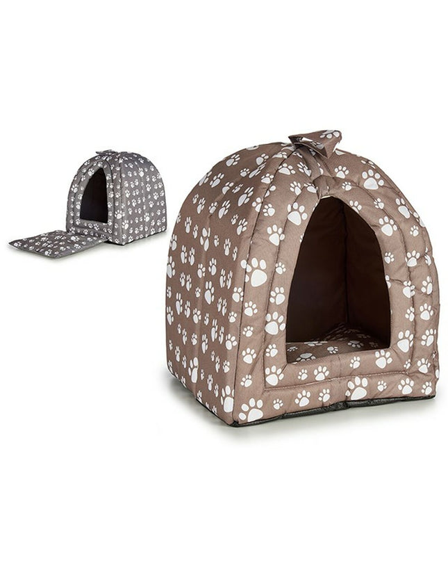 Set of six Mascow pet beds for cats, measuring 33x38x33 cm, soft and comfortable for feline relaxation.