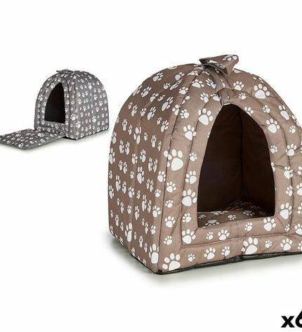 Set of six Mascow cat pet beds, 33x38x33 cm, soft cozy beds for cats, ideal for comfortable feline relaxation.