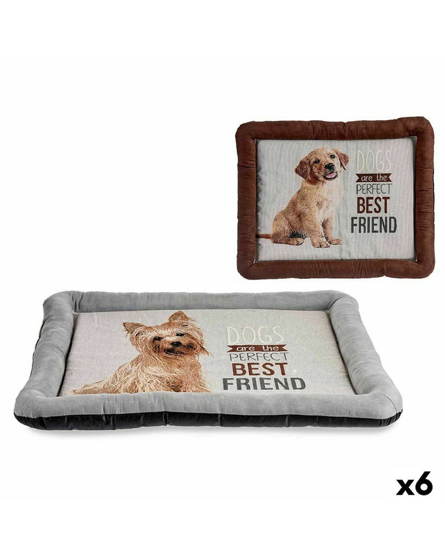 Mascow dog pet bed in 60x74 cm, shown in the image with a soft, cozy surface for comfortable canine rest.