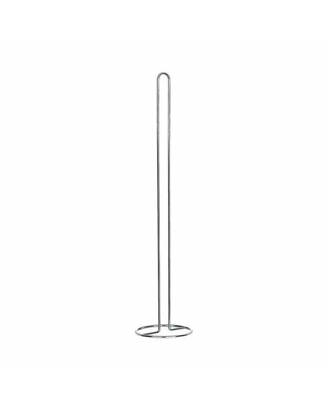 Berilo Zilverkleurige toiletrolhouder for bathroom, 13.5 x 60.5 x 13.5 cm, set of 48, modern house and kitchen accessory.