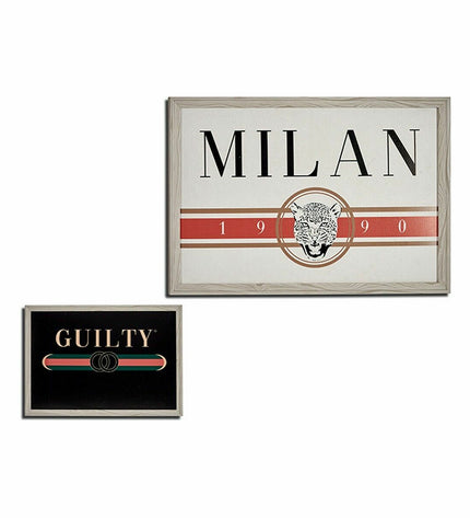 Six Gift Decor Guilty Milan crème spaanderpanelen, decorative wall art, 46 x 2 x 66 cm, ideal for home and kitchen decor.
