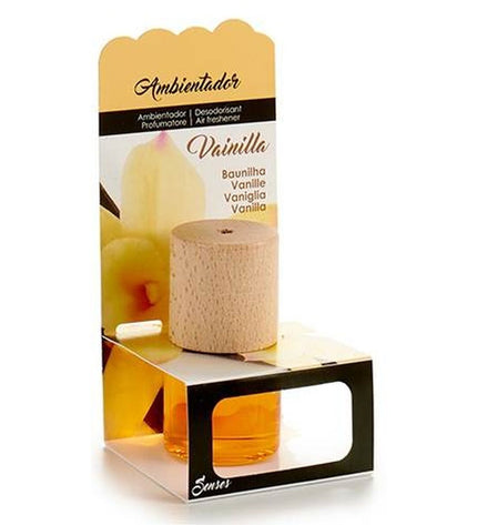 Vanilla air freshener packs from BigBuy Home, 12-piece set for home and kitchen decor, featuring fragrant vanilla scent.