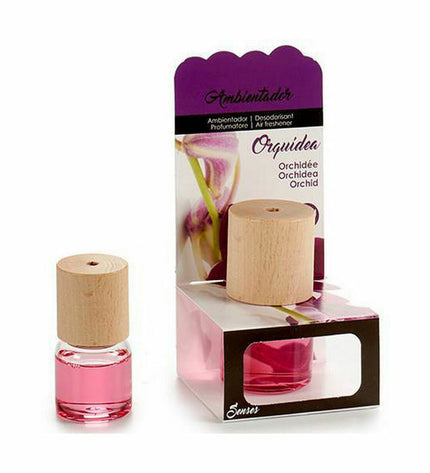 Set of 12 BigBuy Home Orchid air fresheners for home and kitchen decor, with elegant orchid flower design.