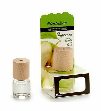 Set of 12 green apple air fresheners from BigBuy Home, ideal for home decor and kitchen freshness.