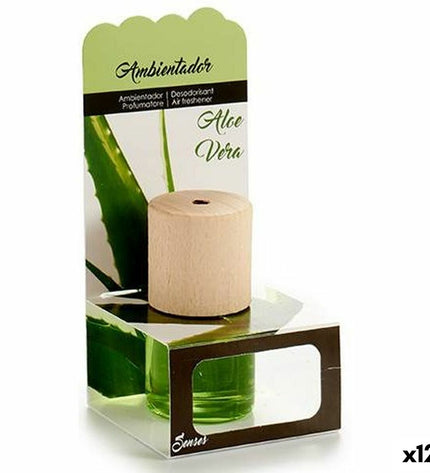 Set of 12 Aloe Vera air fresheners from BigBuy Home, designed for home decor and kitchen freshness.