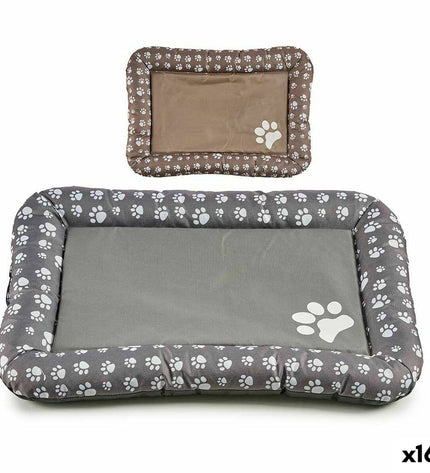 Mascow dog pet bed in beige, 48x7x68 cm, shown with soft fabric and cushioned design for comfortable pet rest.