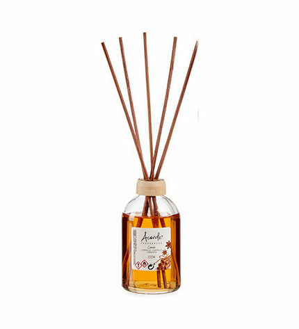 Set of six Acorde Parfum Sticks Acorde Kaneel in 100 ml bottles, decorative home fragrance for house and kitchen decor.