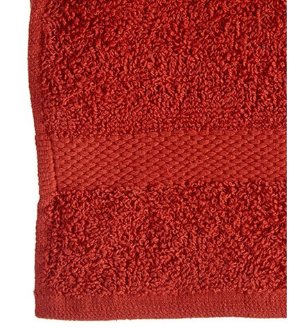 Set of 12 Berilo cotton-polyester bath towels, 30x50 cm, in beige with textured fabric for home and bathroom use.