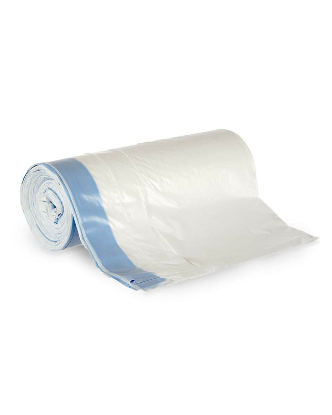 Mascow cat litter waste bags, white polyethene, 90x40cm, 8-pack, suitable for sandboxes and waste disposal.