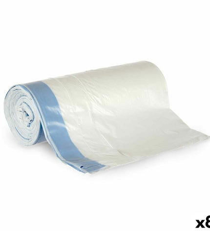 Mascow vuilniszakken voor katten zandbak, wit polyethyleen, 90x40 cm, set van 8 stevige afvalzakken voor dierenproducten