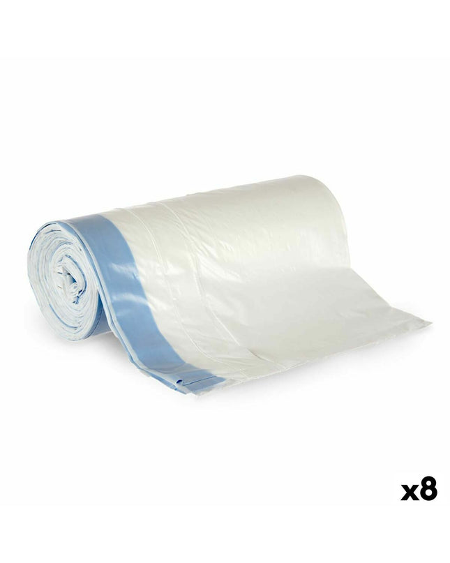 Mascow vuilniszakken voor katten zandbak, wit polyethyleen, 90x40 cm, set van 8 stevige afvalzakken voor dierenproducten