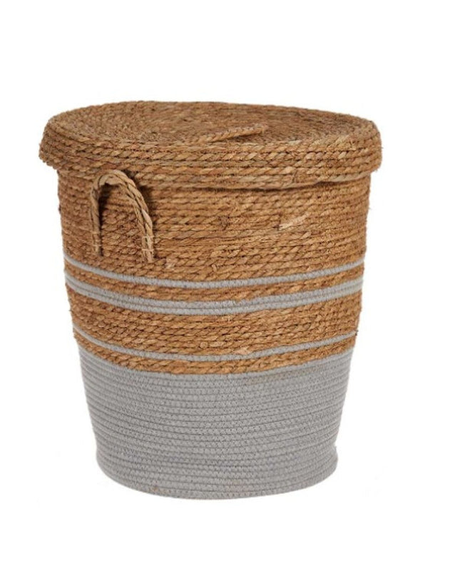 Set of four gray seaweed-inspired storage containers from Gift Decor Bruin Gift Decor for home organization.