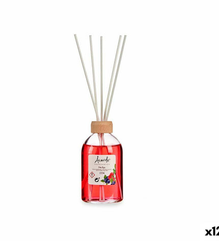 Acorde Parfum Sticks Acorde Rode Vruchten 100 ml set of 12 for home decor and fragrance, featuring vibrant fruit-inspired scent sticks.