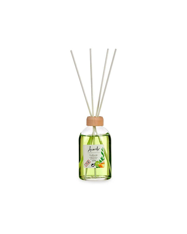 Acorde Parfum Sticks Acorde Limoen Groene Thee, 12-pack, shown in a decorative container, for home fragrance and decor.