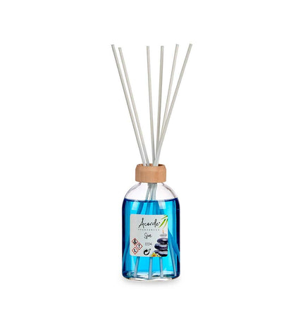 Set of 12 Acorde Spa Parfum Sticks in 100 ml bottles, used for home decor and creating a relaxing fragrance ambiance