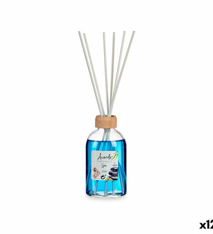 Acorde Acorde Spa parfum sticks in 100 ml bottles, set of 12, arranged in a decorative display for home and spa ambiance.