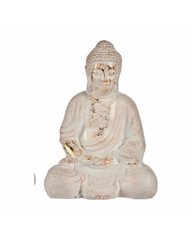 Pair of Ibergarden polyresin outdoor Buddha garden figures, 22.5x41.5x29.5 cm, decorative statues for outdoor garden decoration.