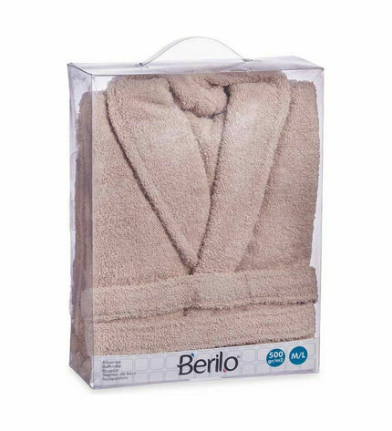 Berilo beige bath mitts, set of six, designed for household and cooking use, shown in a close-up image.