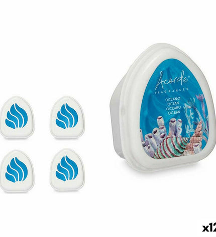 Acorde Oceaan air freshener set with 12 freshening sachets, designed for home and kitchen use, featuring ocean-inspired scent.