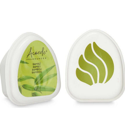 Acorde Bamboe luchtverfrisserset with 12 bamboo-scented air fresheners in 50g packs for home and kitchen decor.