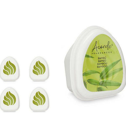 Acorde Bamboe air freshener set with 12 lightweight 50g sachets for home and kitchen decoration.
