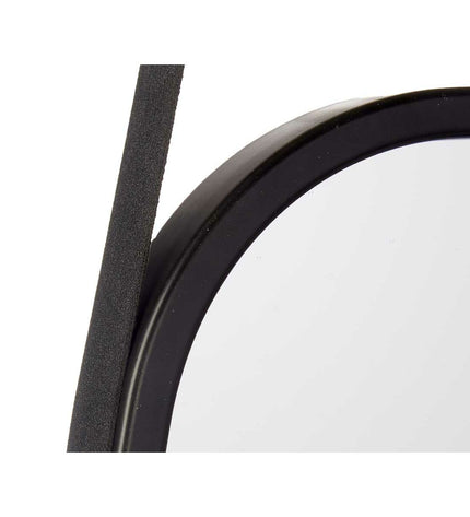 Set of four black rectangular wall mirrors by Gift Decor, 43x65 cm, ideal for home decor and kitchen spaces.