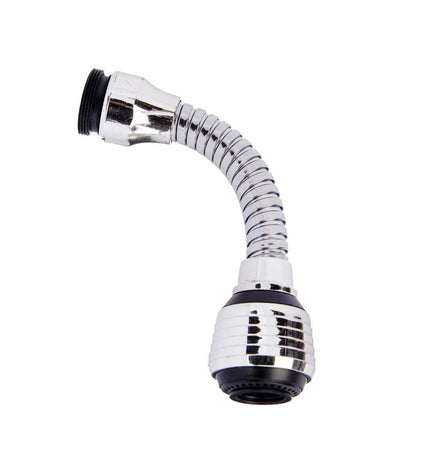 Kinvara flexible faucet filter with hose attached, designed for kitchen use to improve water quality and filtration.