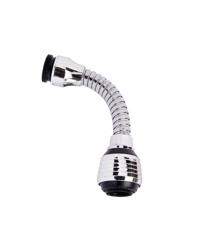 Kinvara flexible faucet filter with hose attached, designed for kitchen use to improve water quality and filtration.