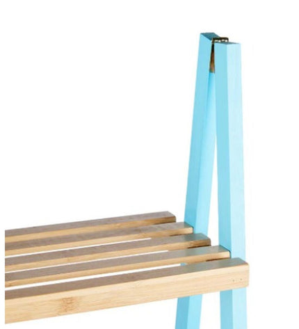 Berilo blauw natuurlijke badkamerschap met afmetingen 40x109,3x30 cm, geschikt voor huis en koken, moderne badkamer decor.