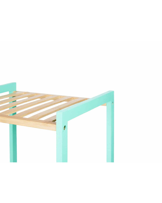 Berilo natuurlijke munt badkamerschappen in maat 35x30x100 cm, modern design, clean finish, suitable for bathroom storage.