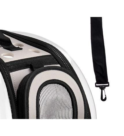 Six Mascow gray plastic small animal carrier cages measuring 37x17x22 cm and 37x22x7.5 cm, suitable for small pets.