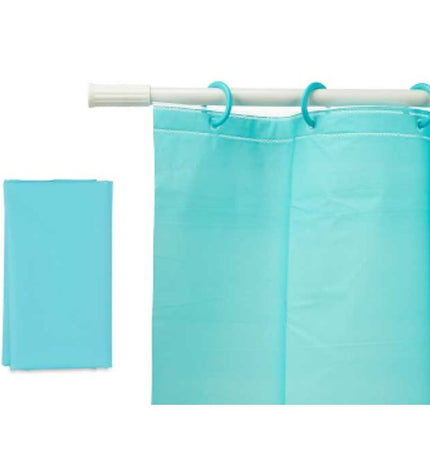 Set of 12 Berilo blue PVC and EVA bath mats, 28x42x6 cm, for home and kitchen use, in a cropped image.