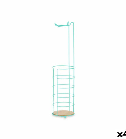 Berilo toilet paper holder set with four wall-mounted holders in white, suitable for bathroom organization and decor.
