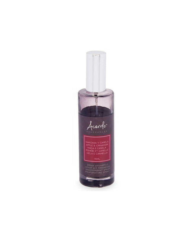Acorde luchtverfrisserspray met appel en kaneel, 70 ml, 12 stuks, geschikt voor huis en keuken decoratie.