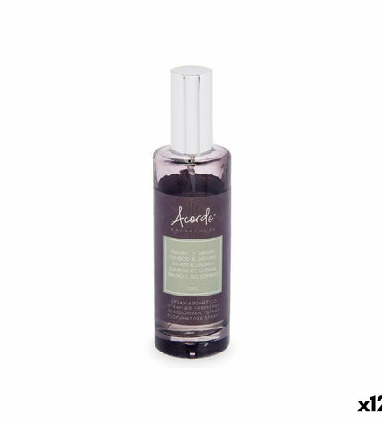Acorde Bamboe Jasmijn luchtverfrisserspray 70 ml, 12-pack, home decor and kitchen freshener with bamboo and jasmine scent.