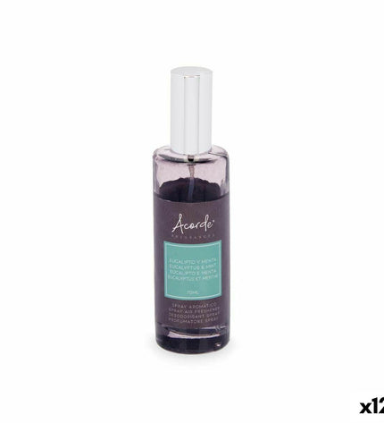 Acorde eucalyptus and mint air freshener spray 70ml, 12-pack, for home and kitchen use, with fresh botanical scent.