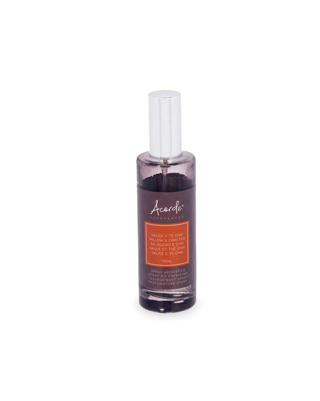 Acorde Chai-thee air freshener spray 70ml, set of 12 bottles, suitable for home and kitchen decor.