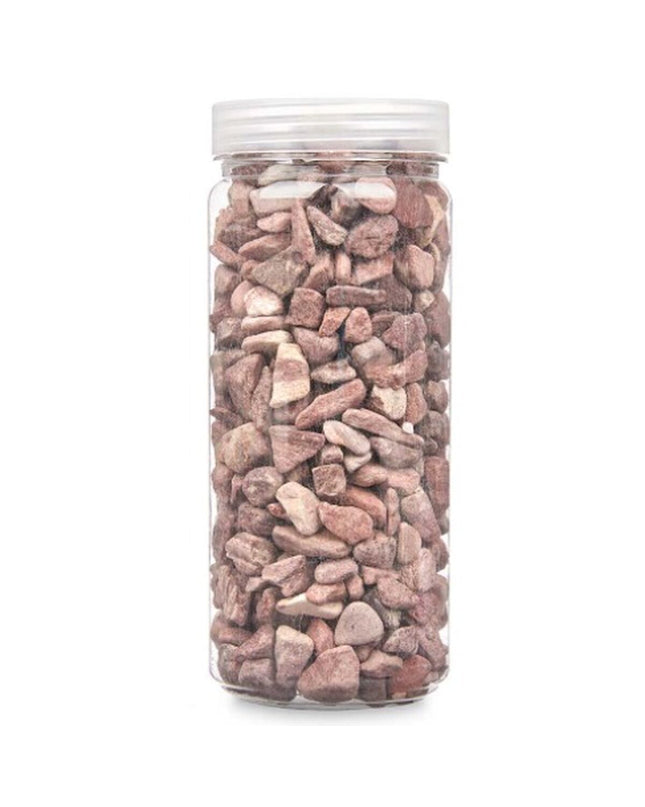 Gift Decor decorative red stones for outdoor garden decor, 10-20mm, 700g, set of 12, natural outdoor decoration stones.