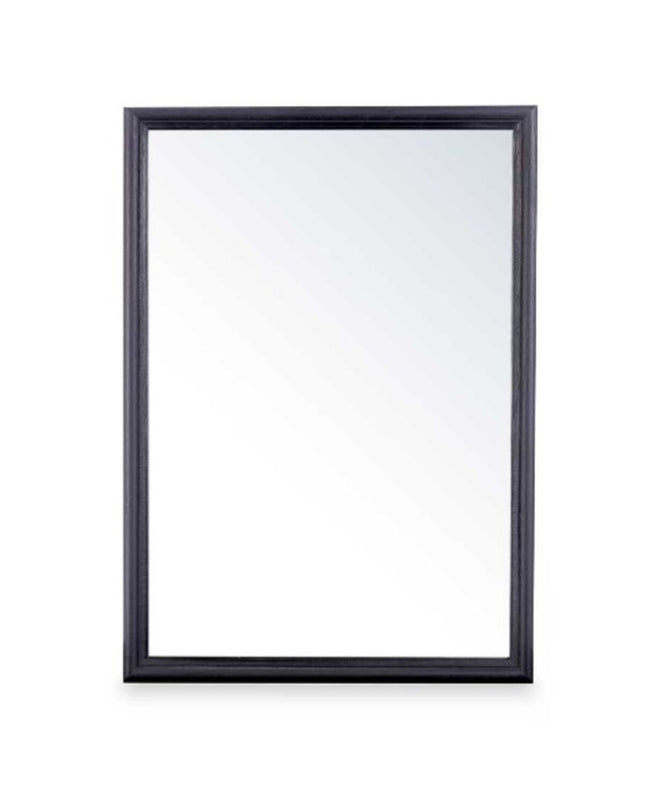 Vintage black rectangular wall mirror by Gift Decor, 50x70 cm, with a wooden frame, ideal for home decor.