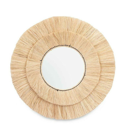 Gift Decor Bruin round wall mirror, 73x73x3 cm, circular shape, ideal for home decor and stylish interior accents.