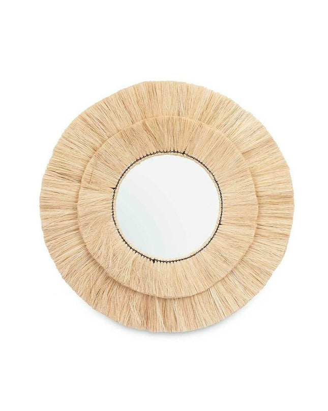 Gift Decor Bruin round wall mirror, 73x73x3 cm, circular shape, ideal for home decor and stylish interior accents.